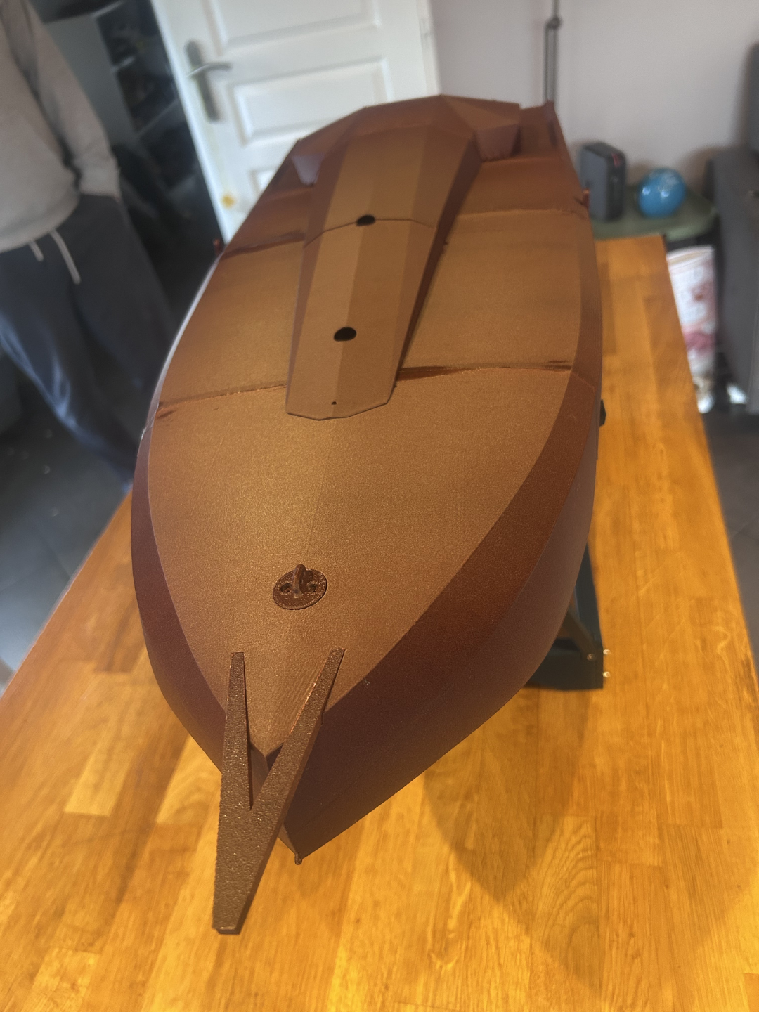 Coque Class 40 impression ABS-CF vue de profil