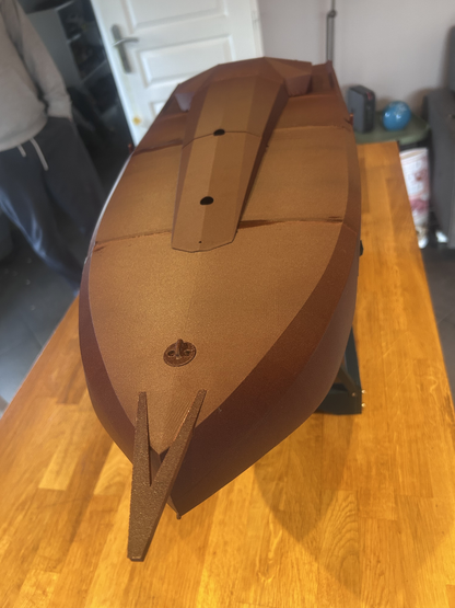 Coque Class 40 impression ABS-CF vue de profil