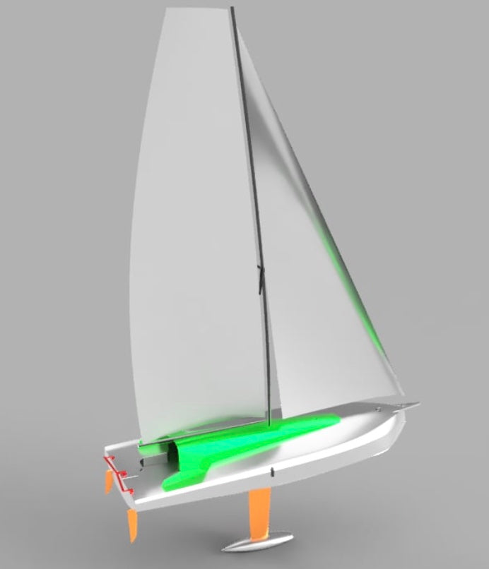 Voilier ⎸ Class 40 ⎸ Plan 3D